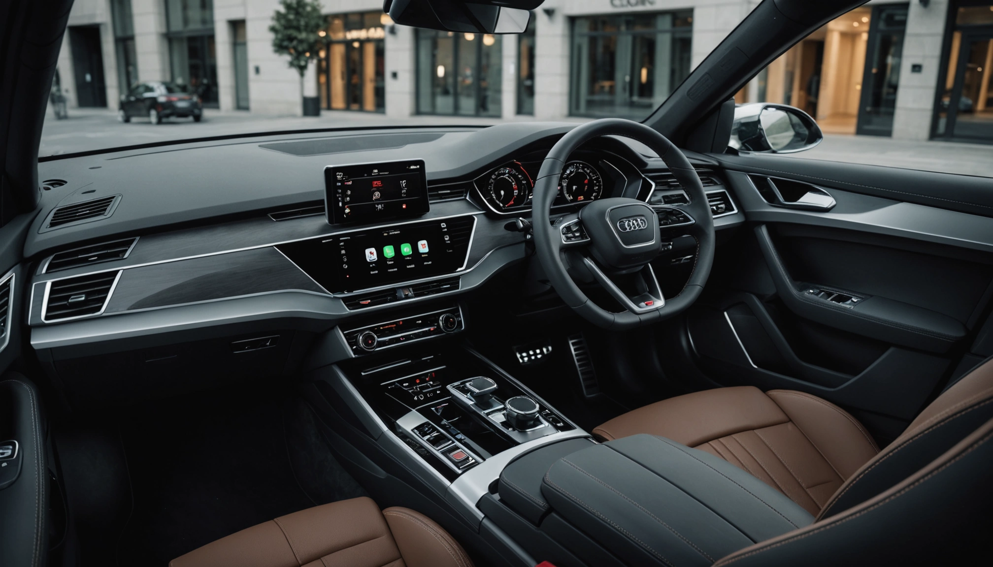 audi phone box